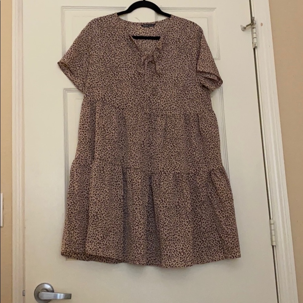 Cheetah mini dress